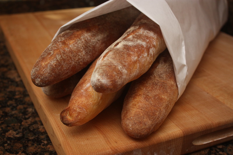 baguettes from a haussler stone oven